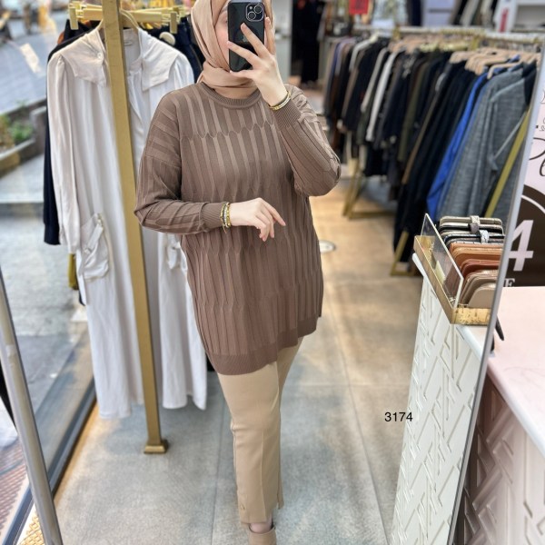 3174 Merserize Tunik - Görsel 25