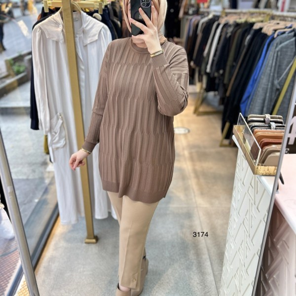 3174 Merserize Tunik - Görsel 24