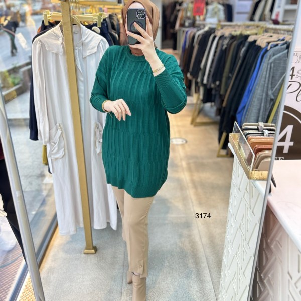 3174 Merserize Tunik - Görsel 22