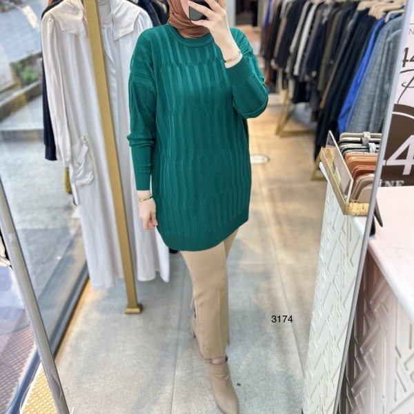 3174 Merserize Tunik - Görsel 21