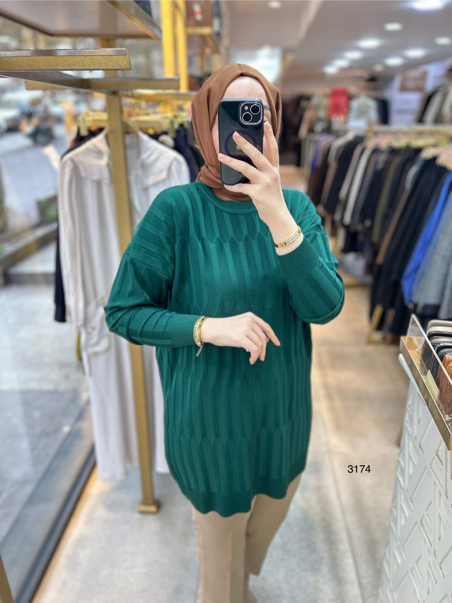 3174 Merserize Tunik - Görsel 28