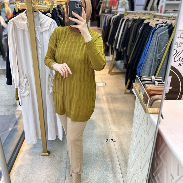 3174 Merserize Tunik - Görsel 19