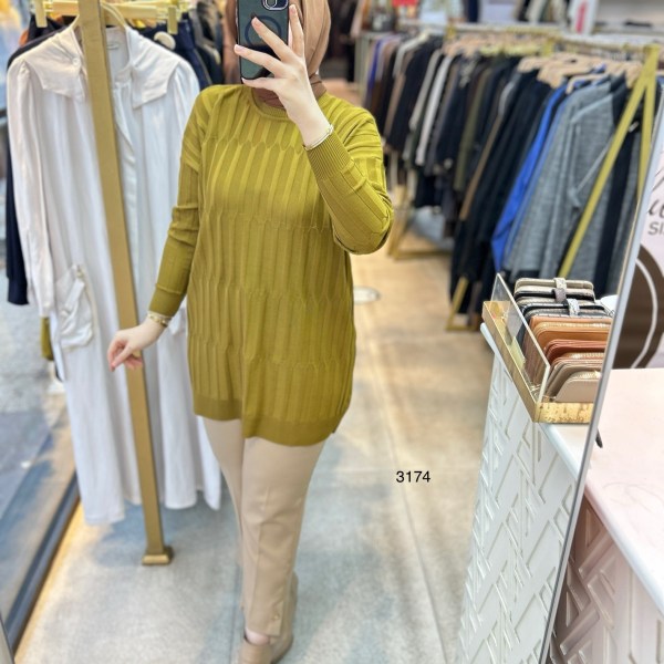 3174 Merserize Tunik - Görsel 18