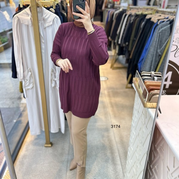 3174 Merserize Tunik - Görsel 16