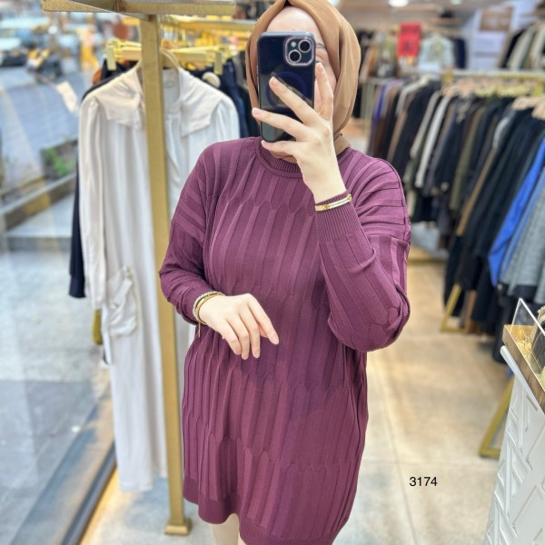 3174 Merserize Tunik - Görsel 14