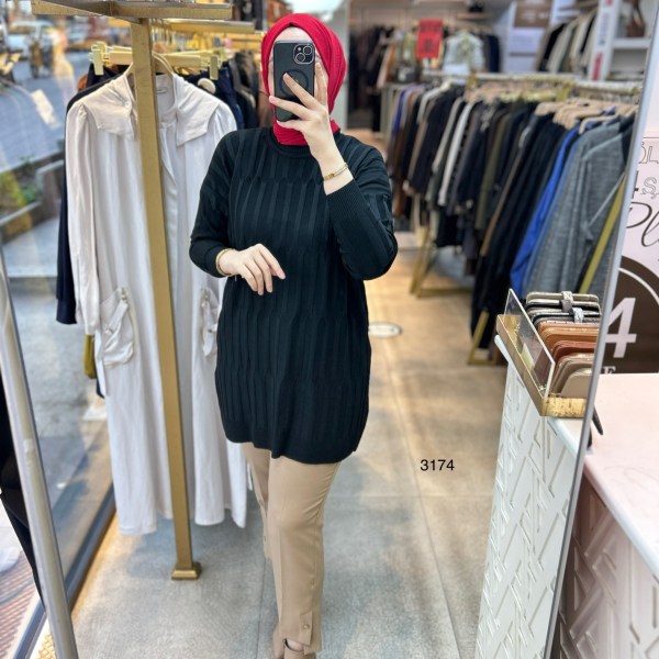 3174 Merserize Tunik - Görsel 13