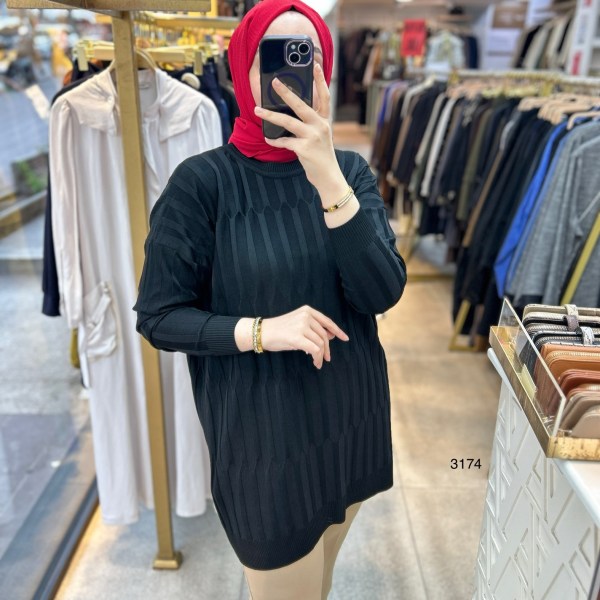 3174 Merserize Tunik - Görsel 12