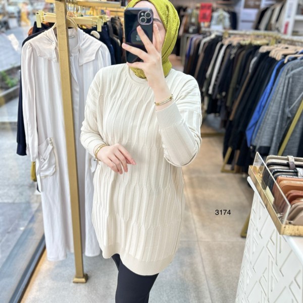 3174 Merserize Tunik - Görsel 4