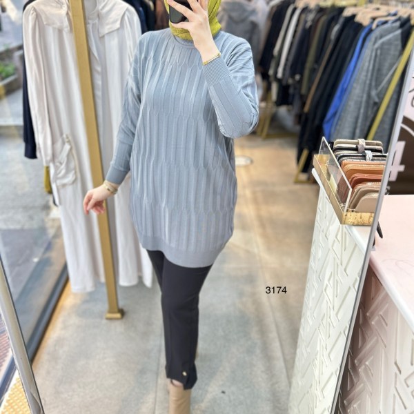 3174 Merserize Tunik - Görsel 1