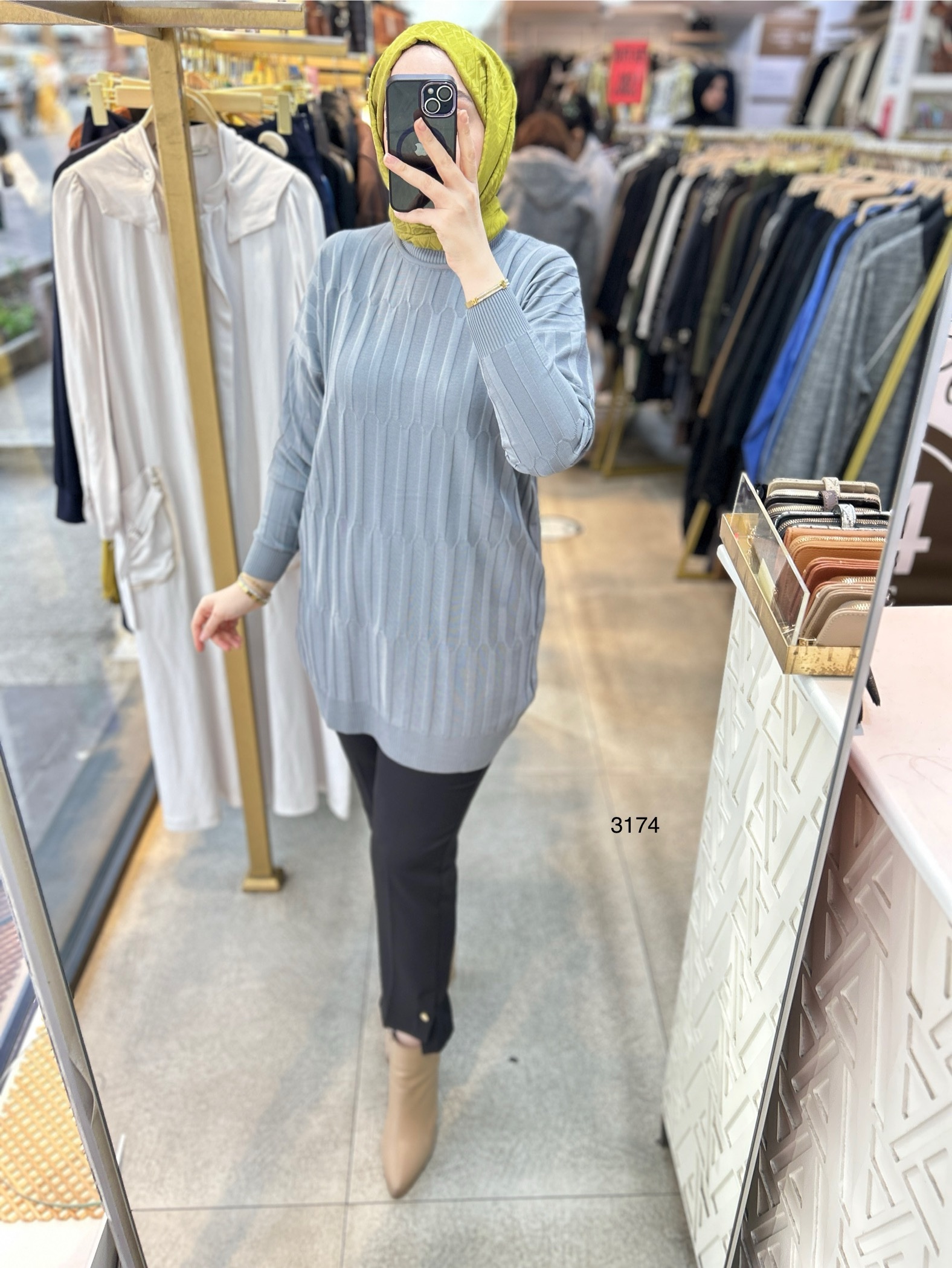 3174 Merserize Tunik - Görsel 1