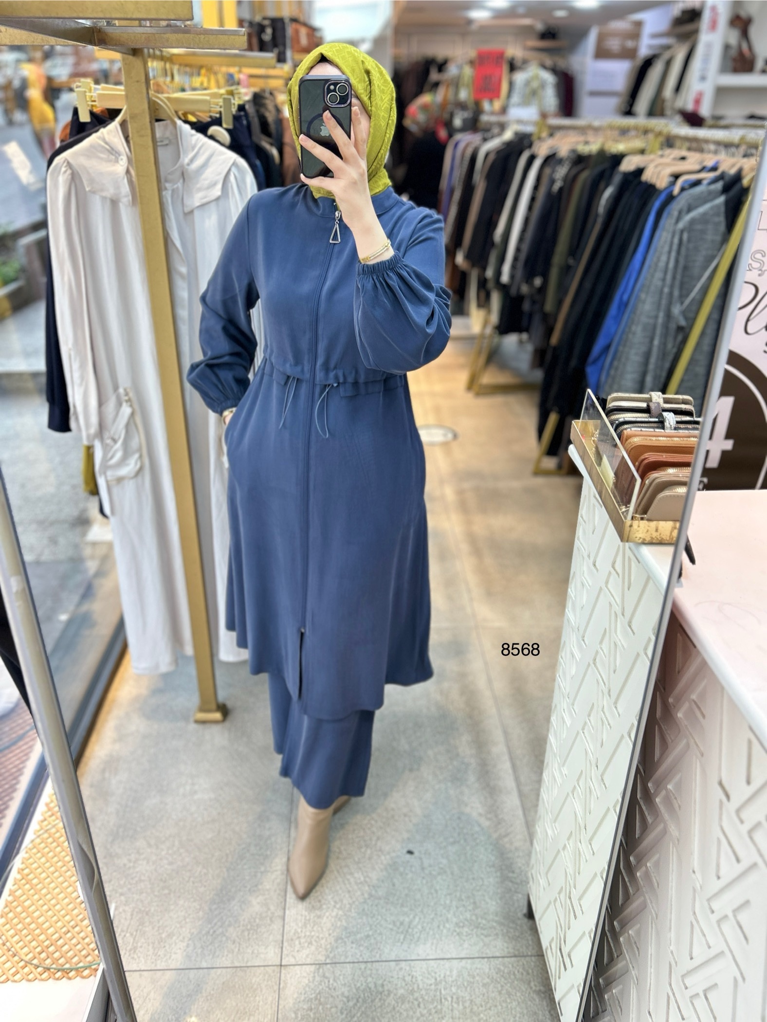 8568 Fermuarlı Takım - Görsel 5