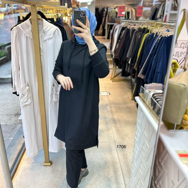 1706 Kapüşonlu Takım - Görsel 12