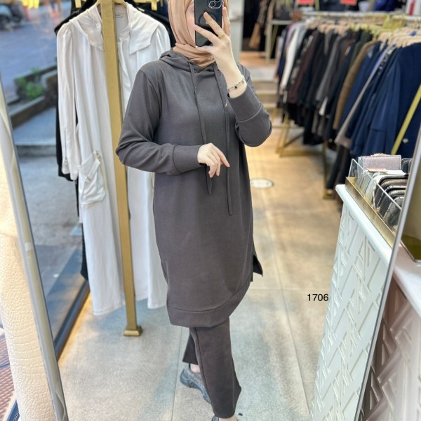 1706 Kapüşonlu Takım - Görsel 2