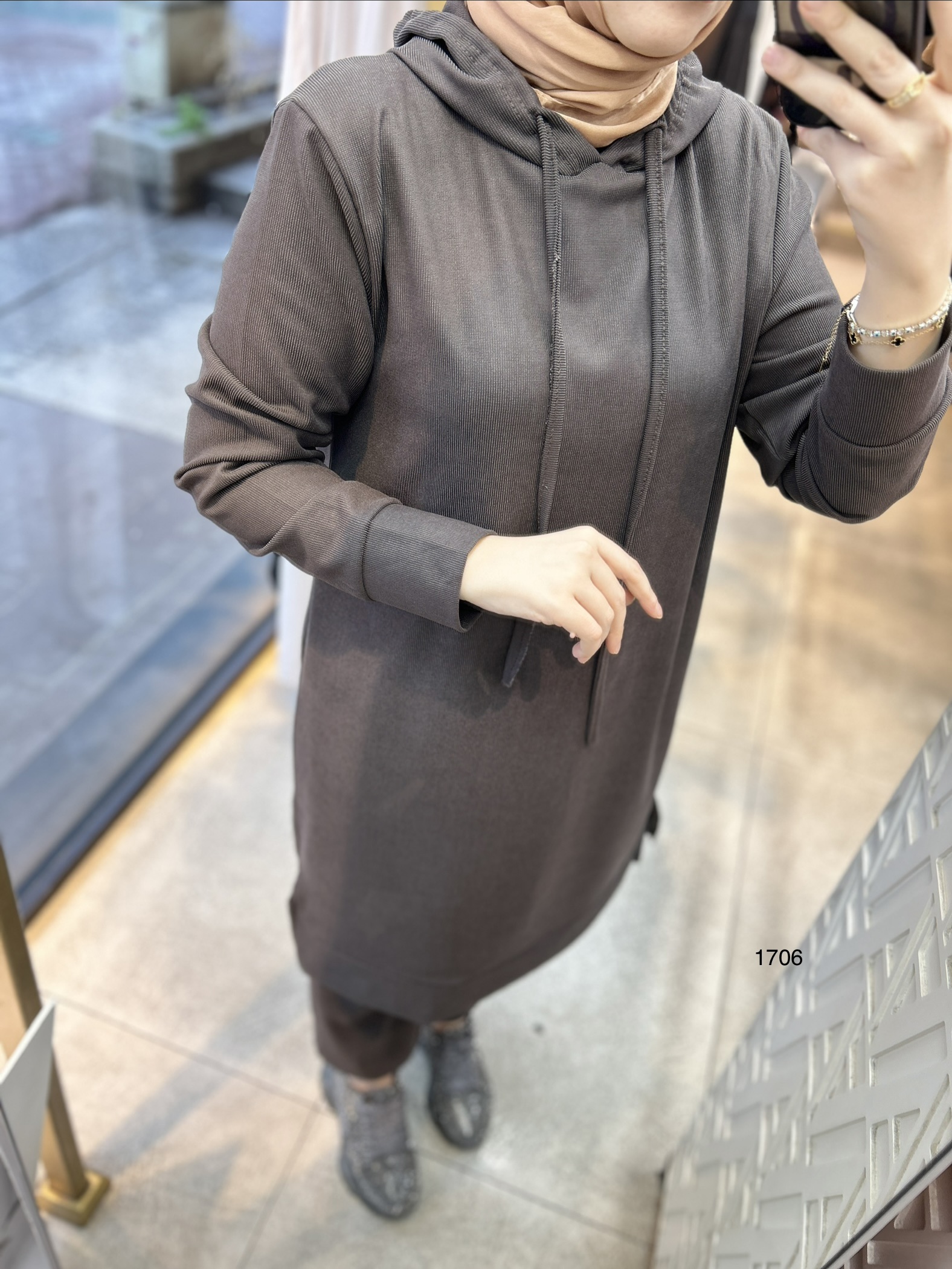 1706 Kapüşonlu Takım - Görsel 6