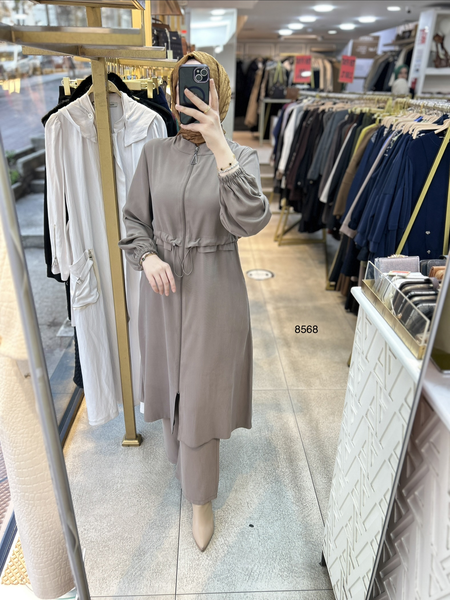 8568 Fermuarlı Takım - Görsel 4