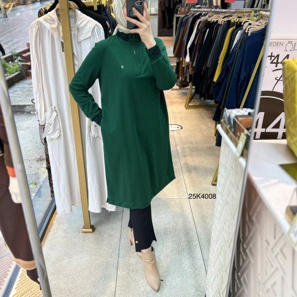 25K4008 Ribana Detaylı Tunik - Görsel 21