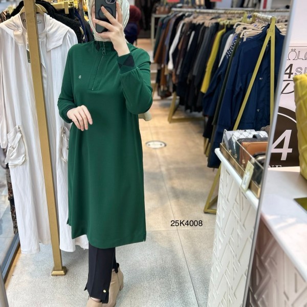 25K4008 Ribana Detaylı Tunik - Görsel 11