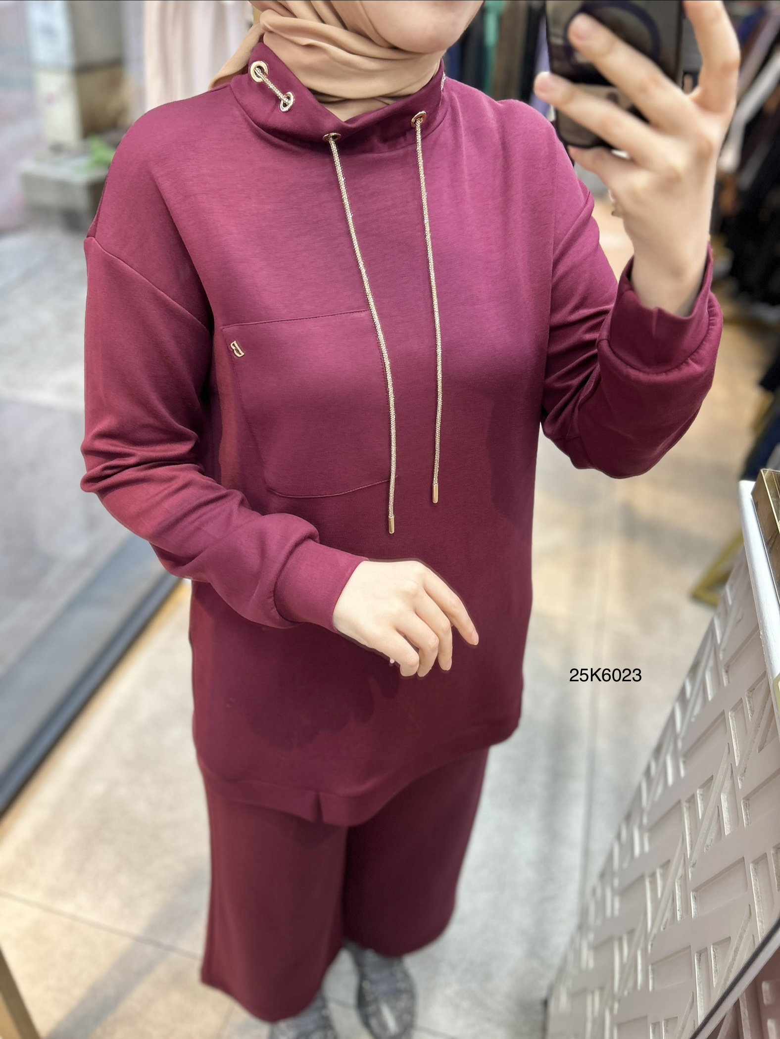 25K6023 Cep Detaylı Spor Takım - Görsel 4