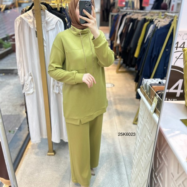 25K6023 Cep Detaylı Spor Takım - Görsel 8