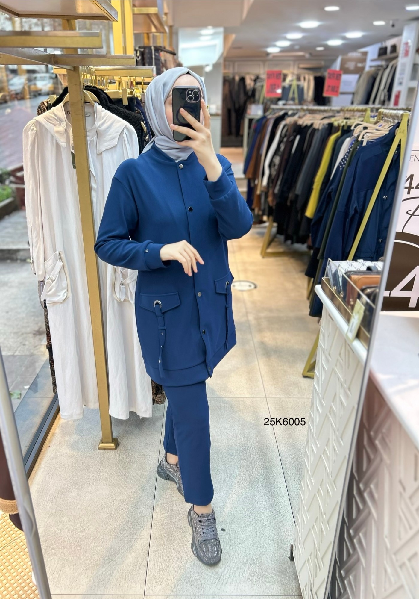 25K6005 Cep Detayı Kemerli Spor Takım