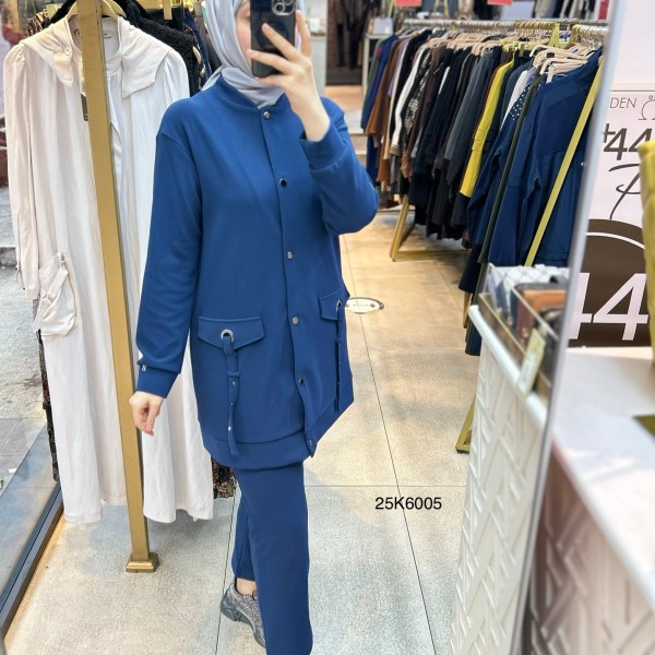 25K6005 Cep Detayı Kemerli Spor Takım - Görsel 4