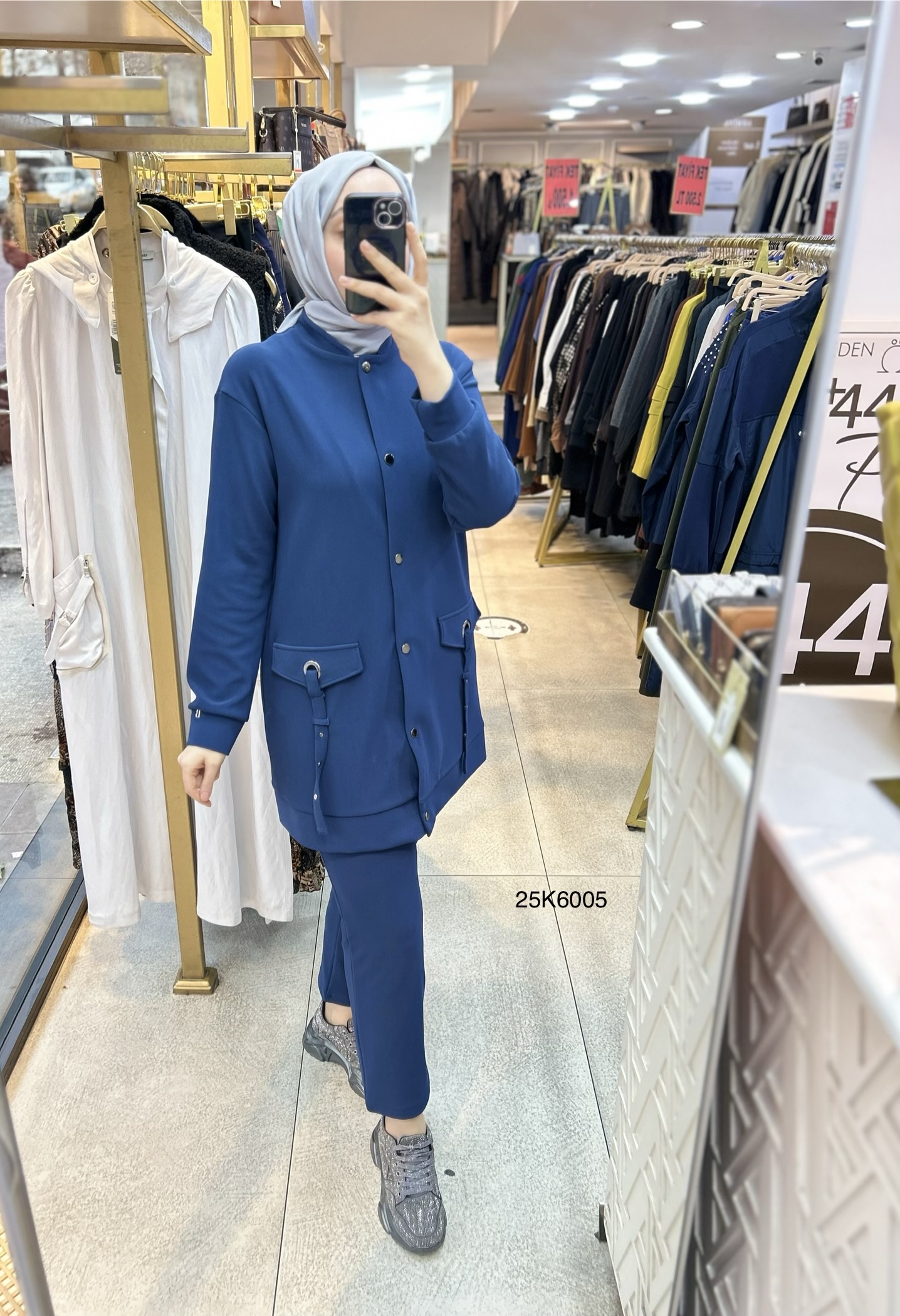 25K6005 Cep Detayı Kemerli Spor Takım - Görsel 4