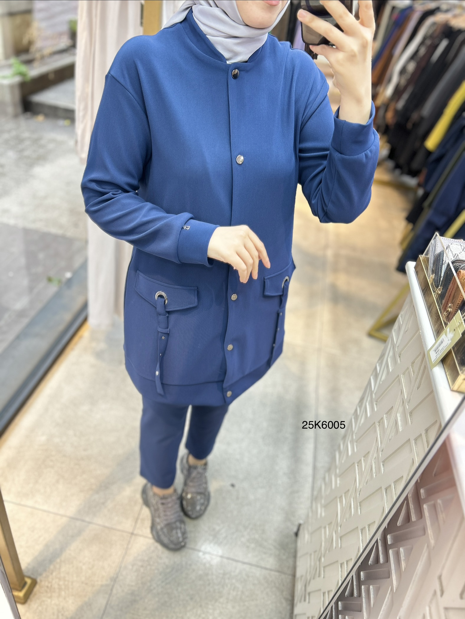 25K6005 Cep Detayı Kemerli Spor Takım - Görsel 6