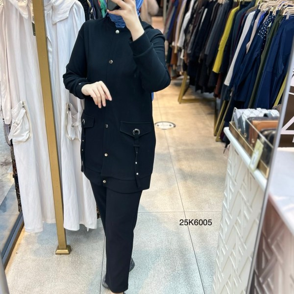 25K6005 Cep Detayı Kemerli Spor Takım - Görsel 13