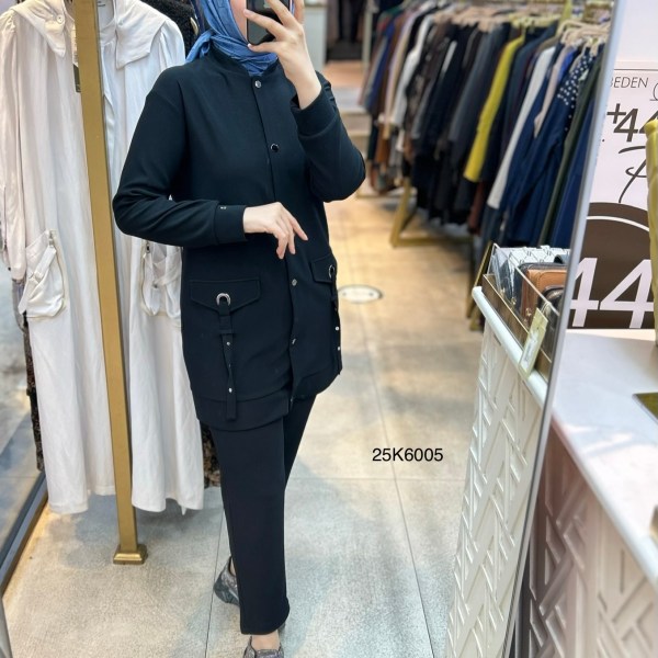 25K6005 Cep Detayı Kemerli Spor Takım - Görsel 10