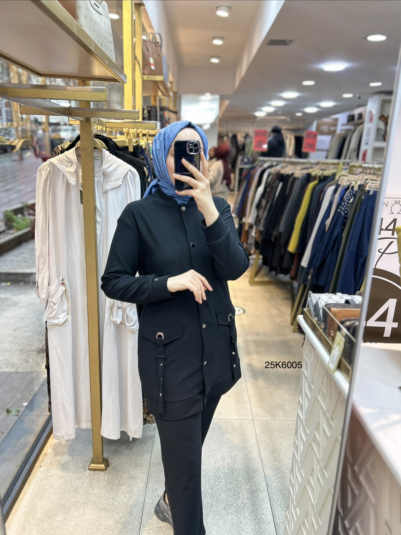 25K6005 Cep Detayı Kemerli Spor Takım - Görsel 7