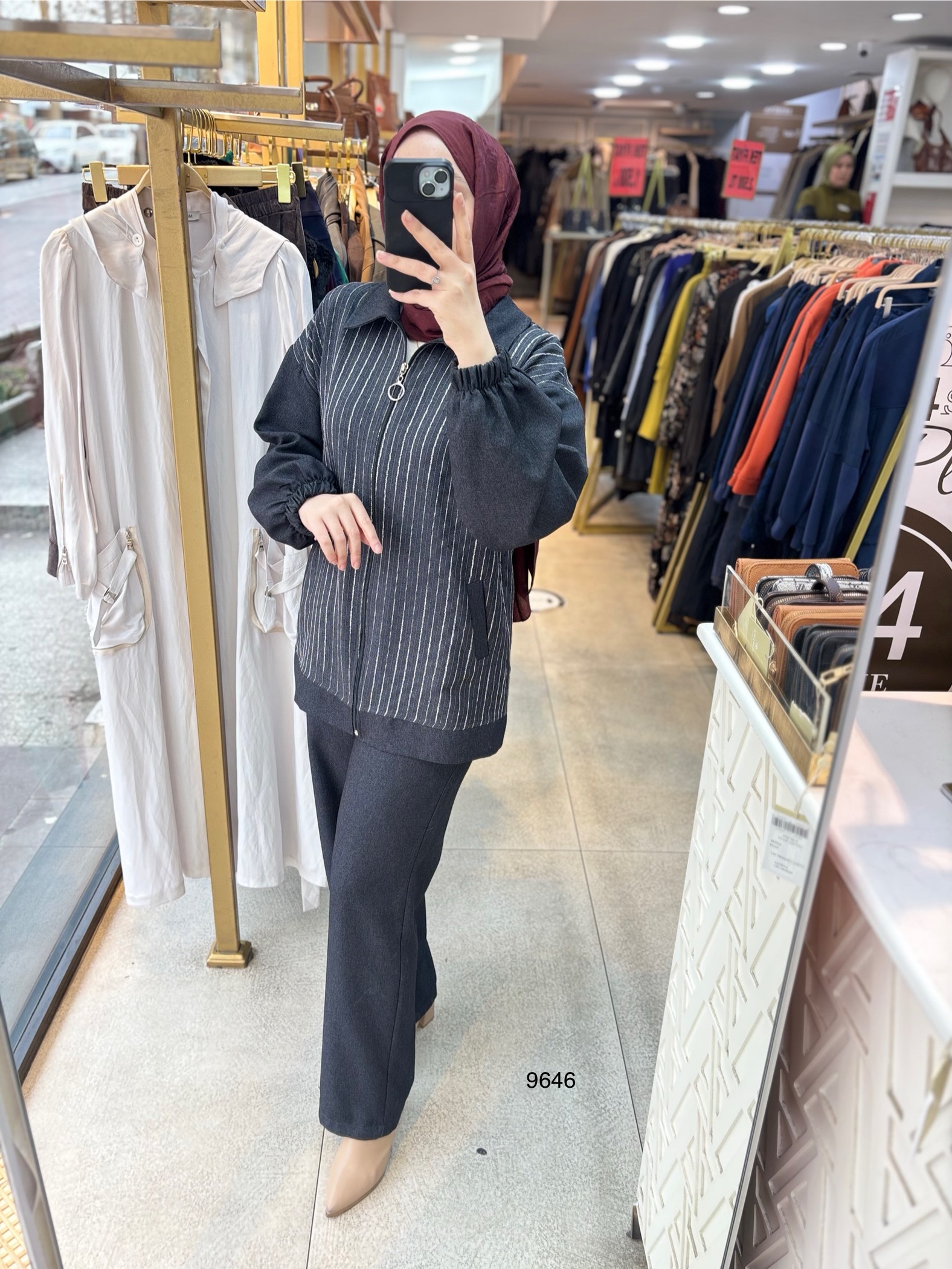 9646 Çizgili Takım - Görsel 20