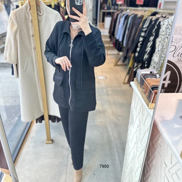 7950 Cepli Fermuarlı Takım - Görsel 3