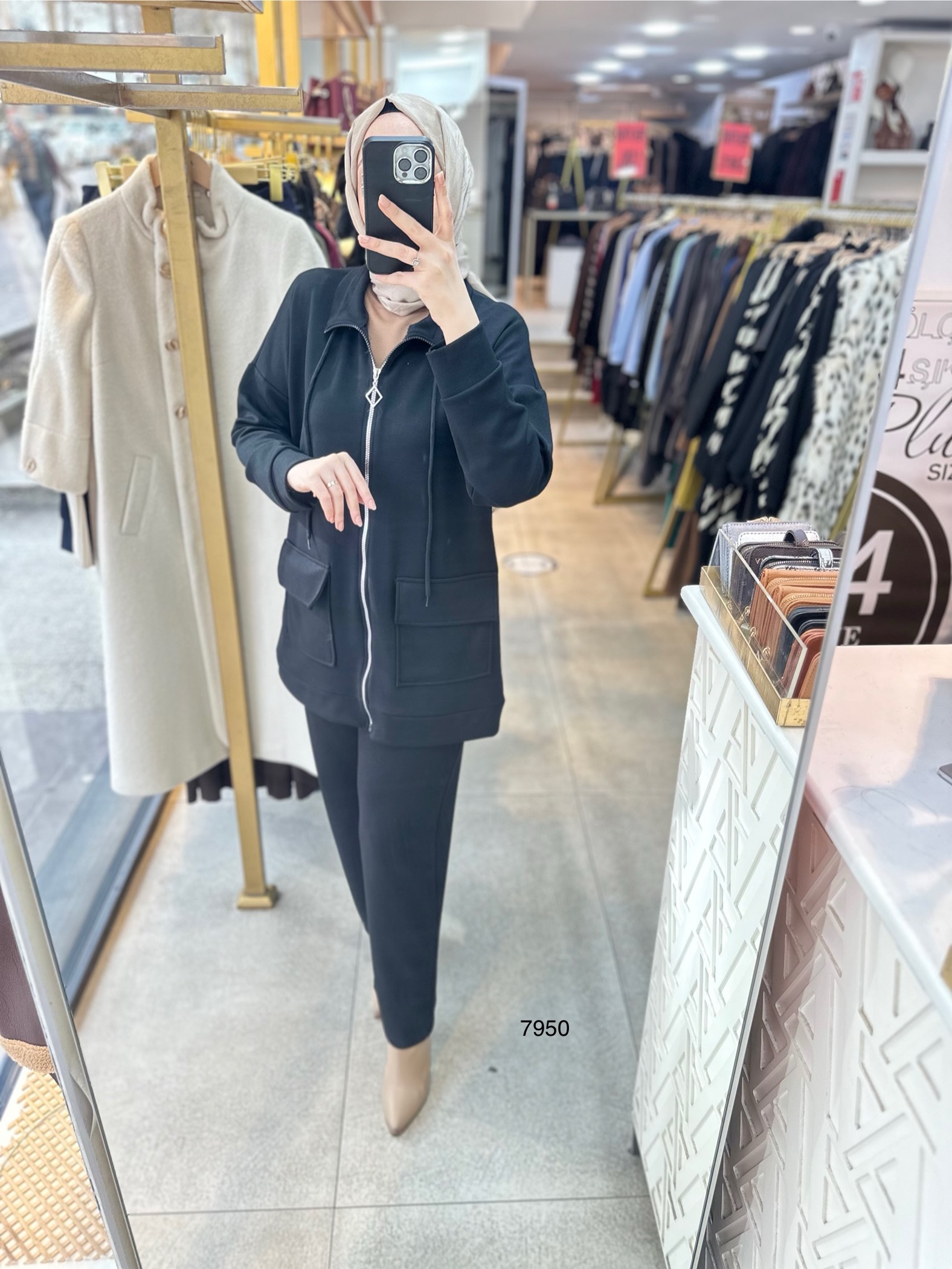 7950 Cepli Fermuarlı Takım - Görsel 3