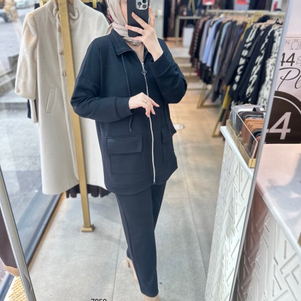 7950 Cepli Fermuarlı Takım - Görsel 2