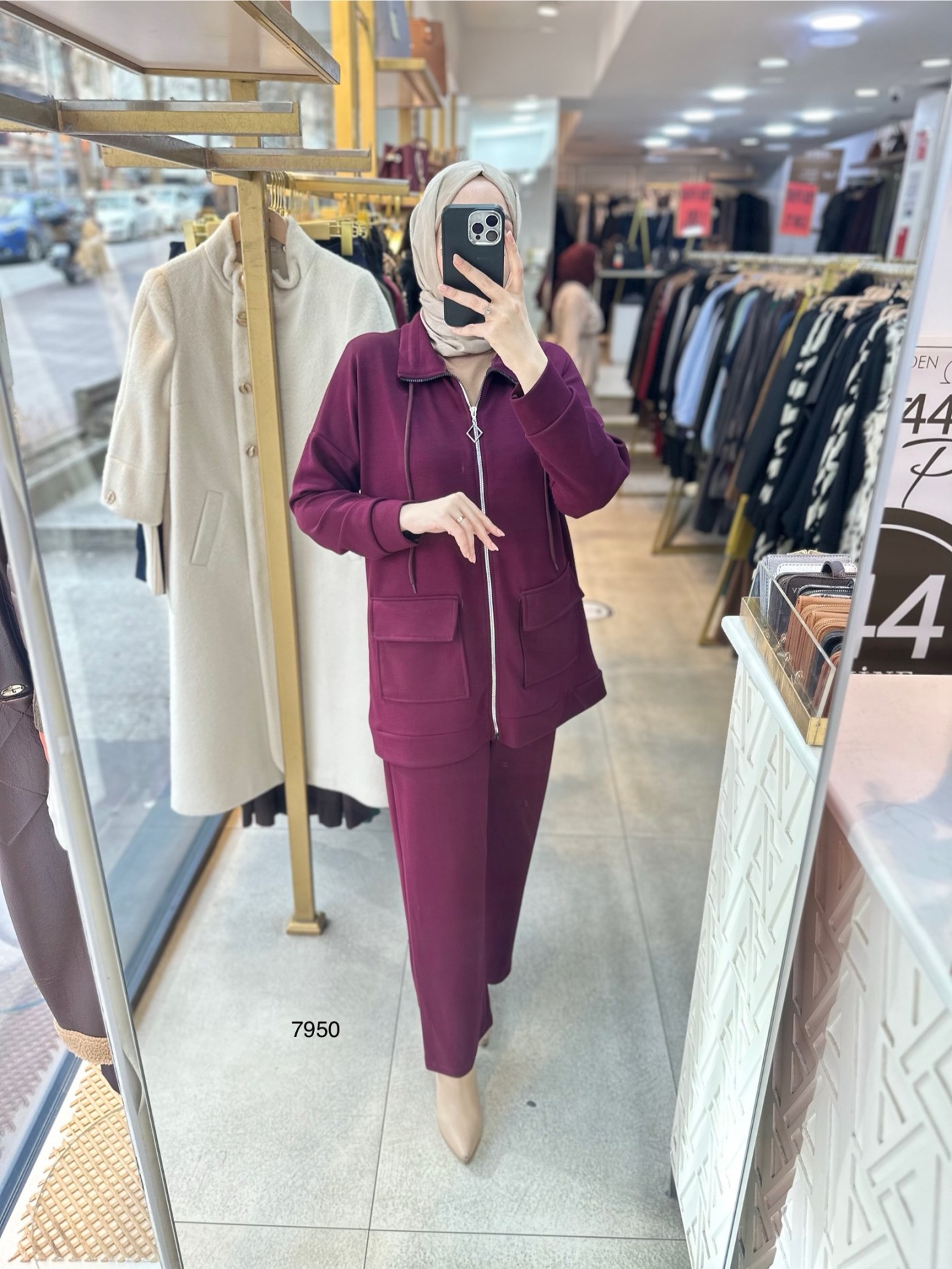 7950 Cepli Fermuarlı Takım