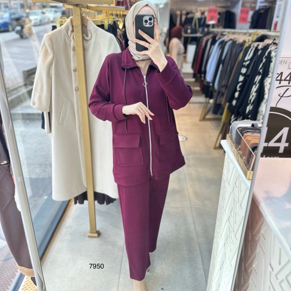 7950 Cepli Fermuarlı Takım - Görsel 5