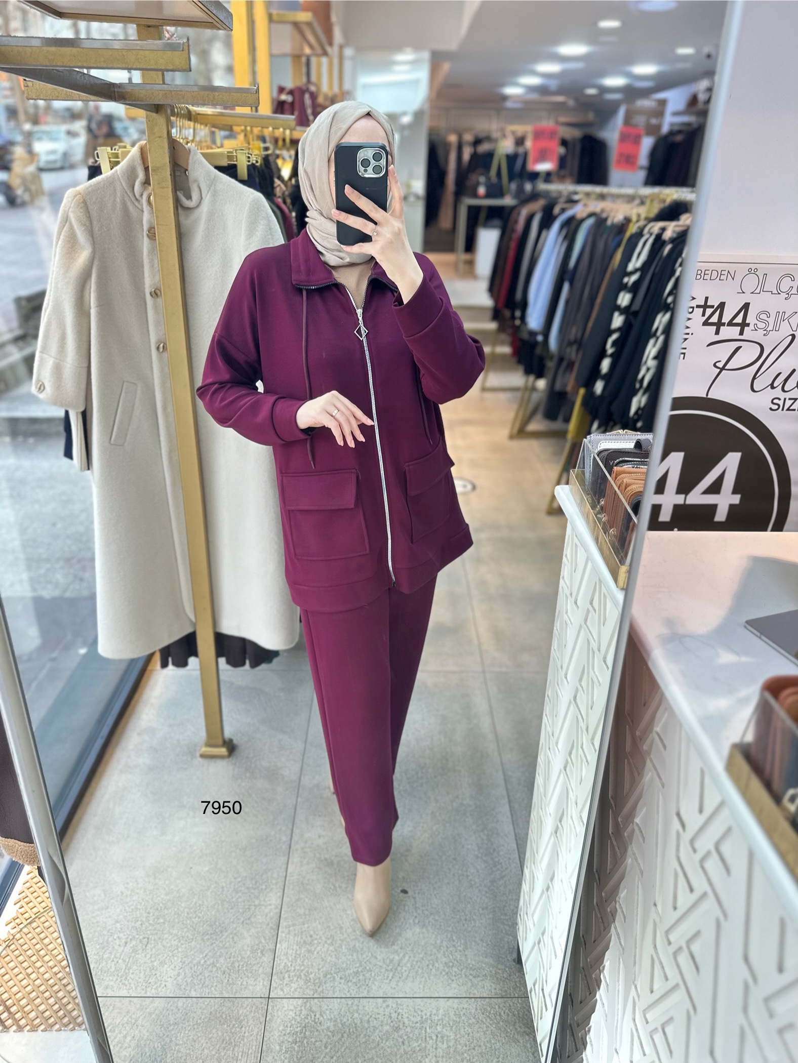 7950 Cepli Fermuarlı Takım - Görsel 6