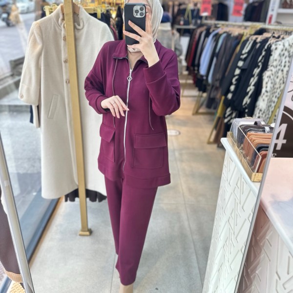 7950 Cepli Fermuarlı Takım - Görsel 4