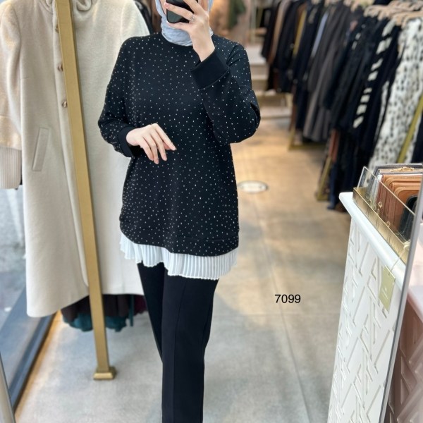 7099 Taş ve Pilise Detaylı Takım - Görsel 18