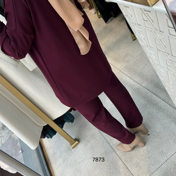 7873 Fermuarlı Spor Takım - Görsel 4