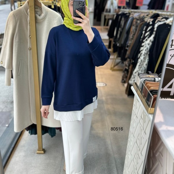 80516 Piliseli Spor Tunik - Görsel 9