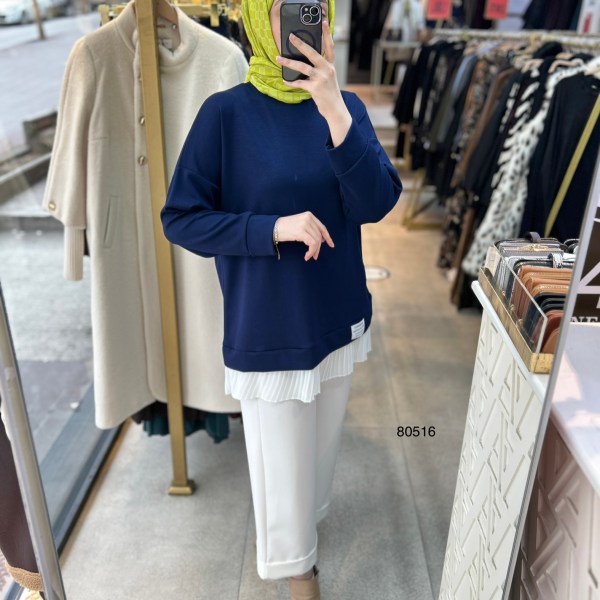 80516 Piliseli Spor Tunik - Görsel 8