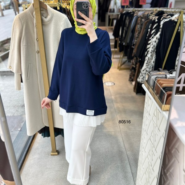 80516 Piliseli Spor Tunik - Görsel 7