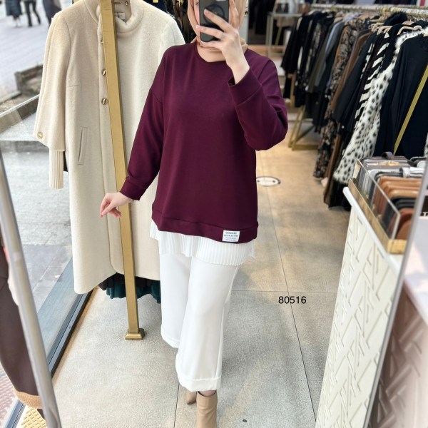 80516 Piliseli Spor Tunik - Görsel 1