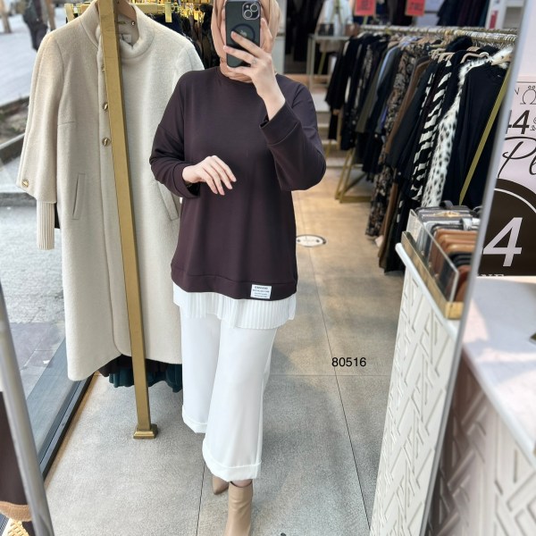 80516 Piliseli Spor Tunik - Görsel 6