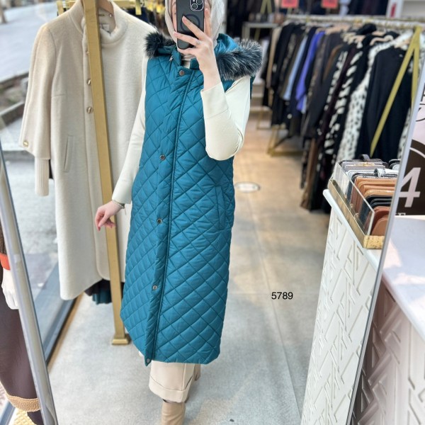 5789 Kapitone Yelek - Görsel 3