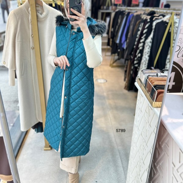 5789 Kapitone Yelek - Görsel 2