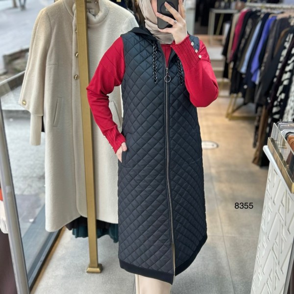 8355 Kapitone Yelek - Görsel 6