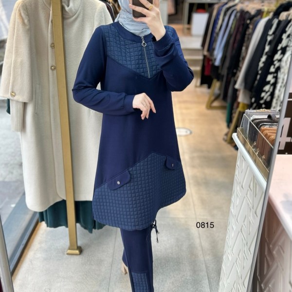 0815 Kapitone Detaylı Takım - Görsel 4