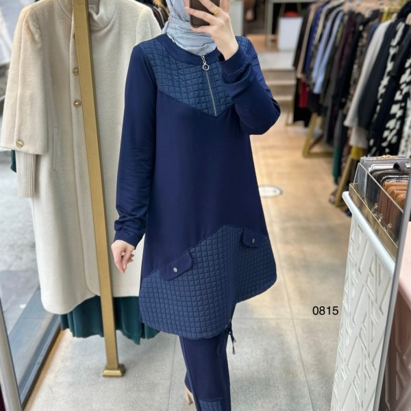 0815 Kapitone Detaylı Takım - Görsel 1